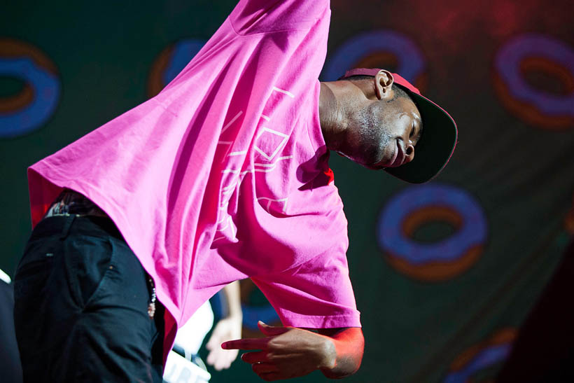 Odd Future live op Rock Werchter Festival in België op 6 juli 2013