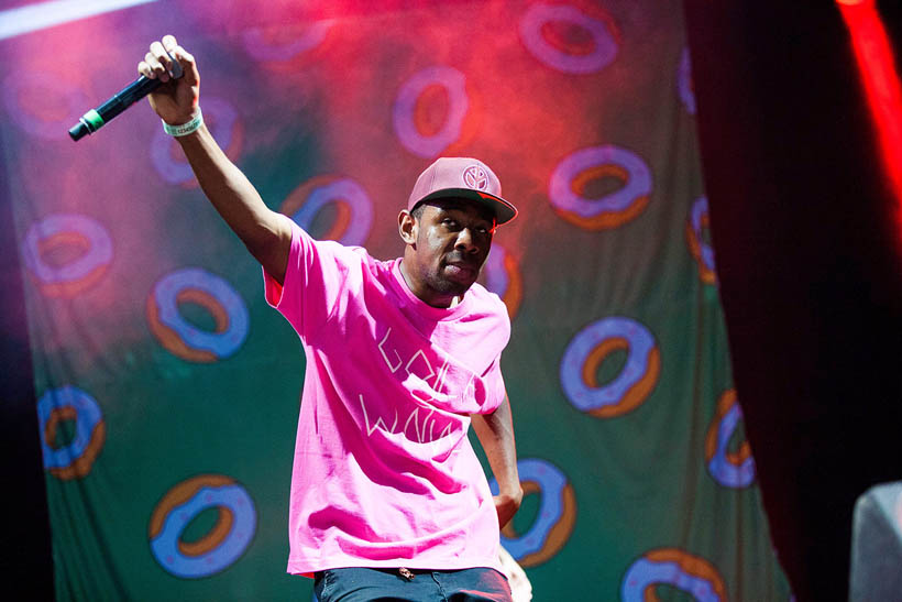 Odd Future live op Rock Werchter Festival in België op 6 juli 2013