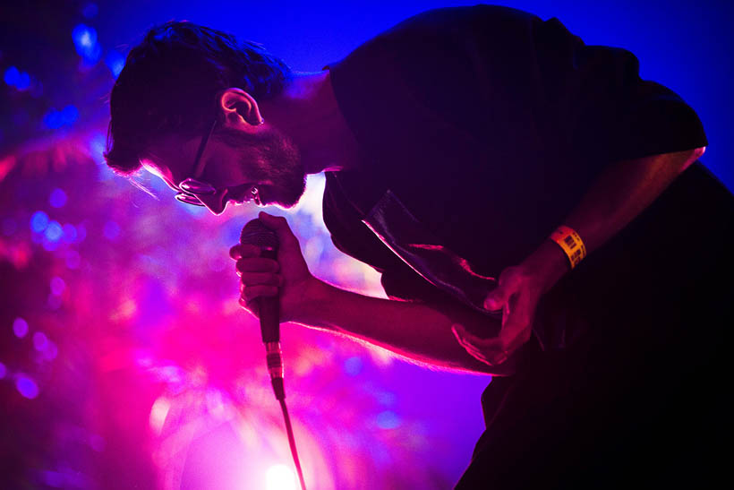 Oscar & The Wolf live op Rock Werchter Festival in België op 6 juli 2014