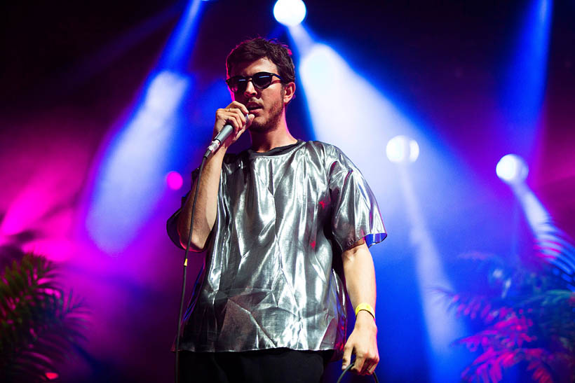 Oscar & The Wolf live at Rock Werchter Festival in Belgium on 6 July 2014