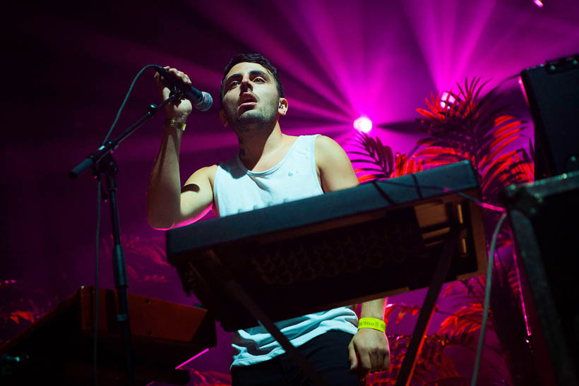 Oscar & The Wolf live at Rock Werchter Festival in Belgium on 6 July 2014