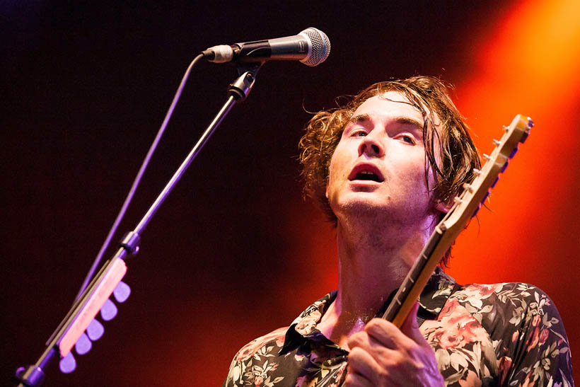 Palma Violets live op Rock Werchter Festival in België op 4 juli 2013