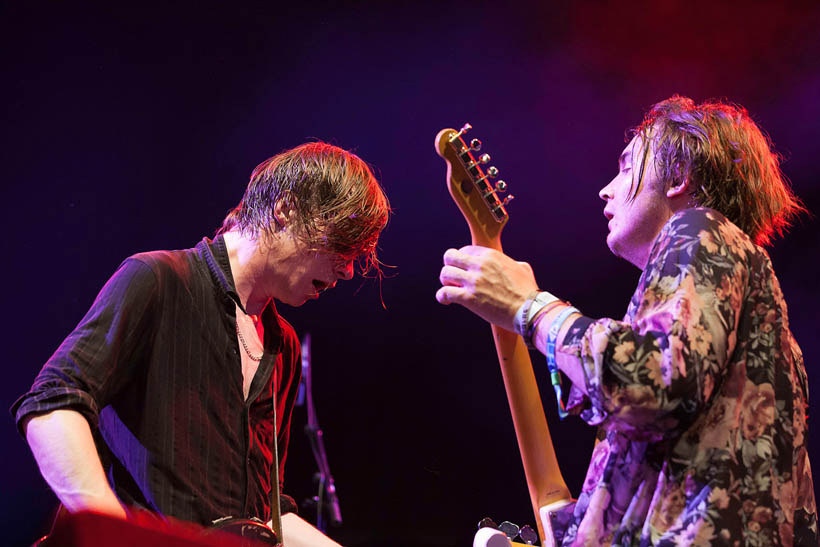 Palma Violets live at Rock Werchter Festival in Belgium on 4 July 2013