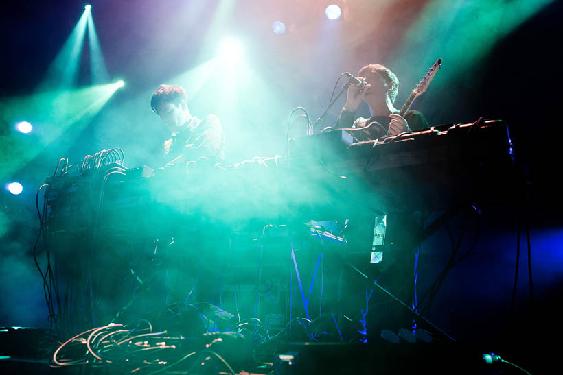 Panda Bear live in de Orangerie in de Botanique in Brussel, België op 28 november 2011