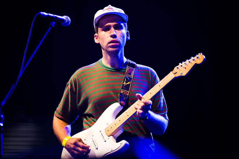 Parquet Courts live op Rock Werchter Festival in België op 6 juli 2014