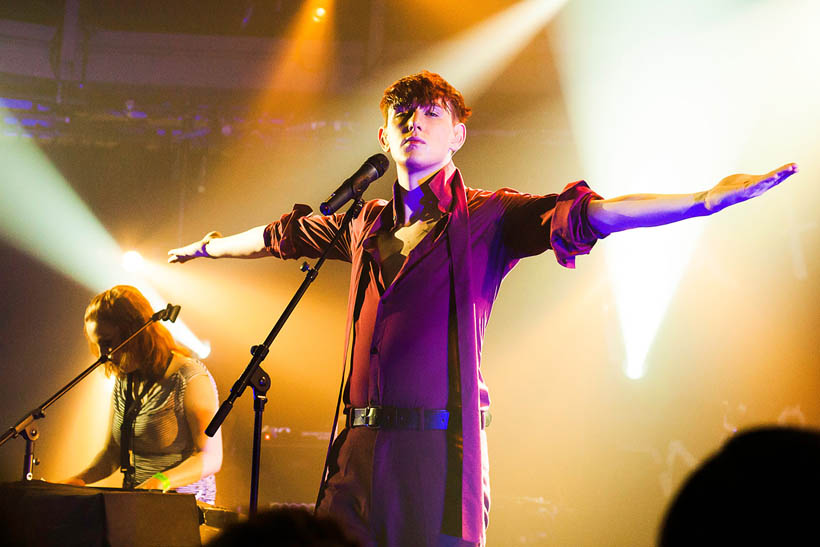 Patrick Wolf live in de Rotonde in de Botanique in Brussel, België op 1 april 2011