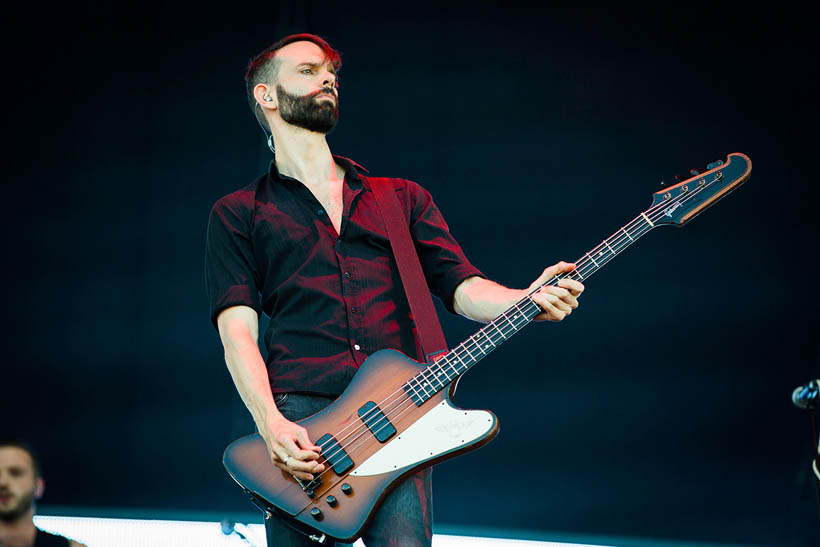 Placebo live op Rock Werchter Festival in België op 3 juli 2014