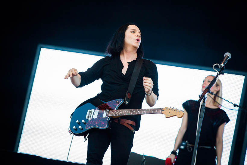 Placebo live op Rock Werchter Festival in België op 3 juli 2014