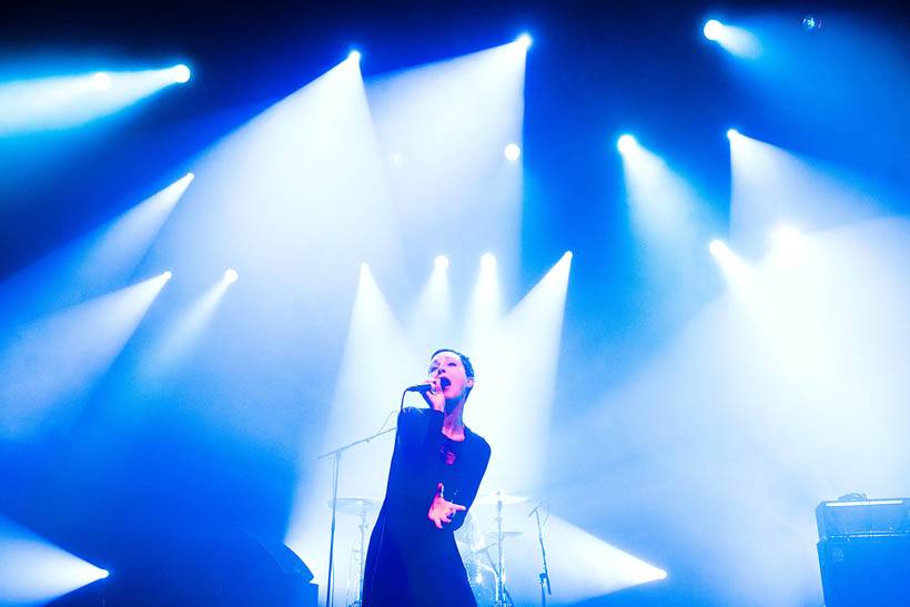 Polica live in de Ancienne Belgique in Brussel, België op 19 maart 2013