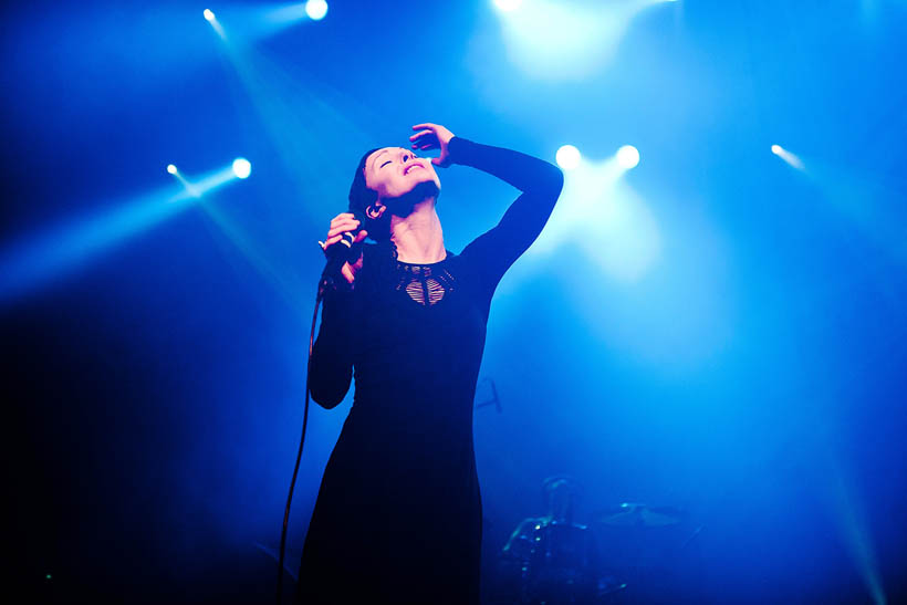 Polica live at the Ancienne Belgique in Brussels, Belgium on 19 March 2013