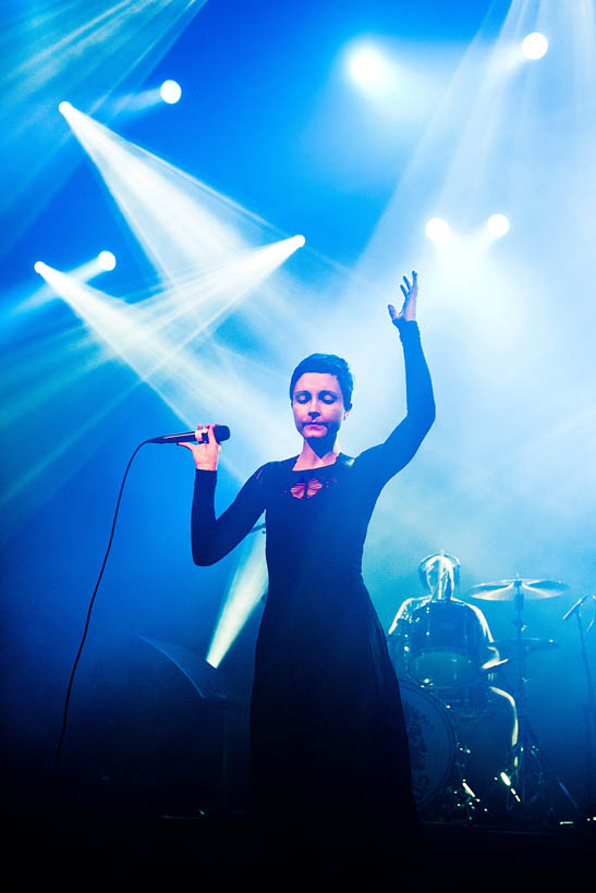 Polica live at the Ancienne Belgique in Brussels, Belgium on 19 March 2013