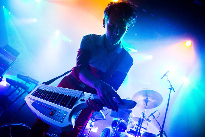 Adriaan Van De Velde, also known as Pomrad, performing at Les Nuits Botanique 2015.