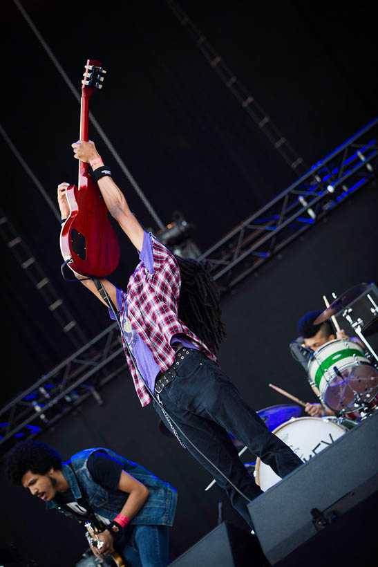 Radkey live op Rock Werchter Festival in België op 3 juli 2014