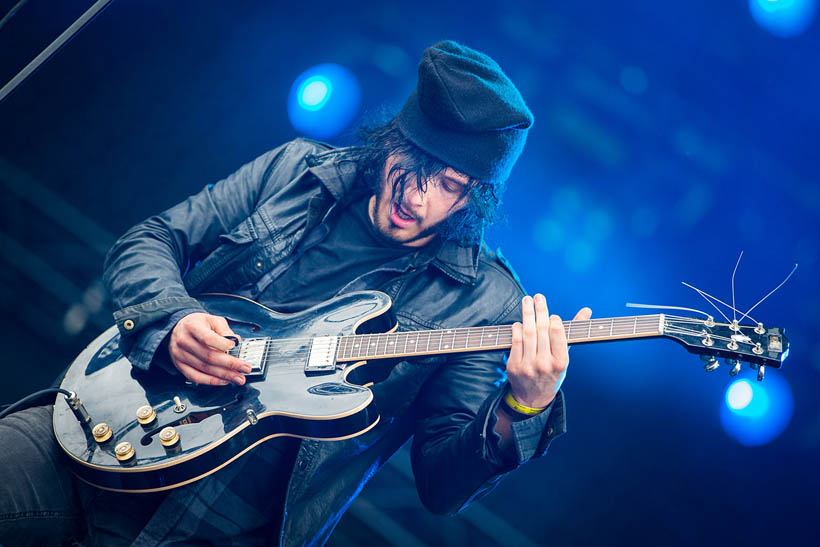 Reignwolf live op Rock Werchter Festival in België op 6 juli 2014