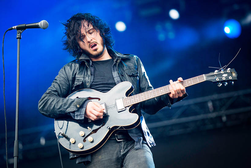 Reignwolf live op Rock Werchter Festival in België op 6 juli 2014