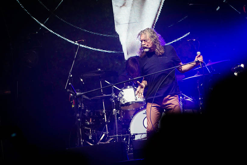 Robert Plant live op Rock Werchter Festival in België op 3 juli 2014