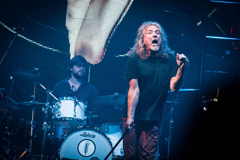 Robert Plant live op Rock Werchter Festival in België op 3 juli 2014
