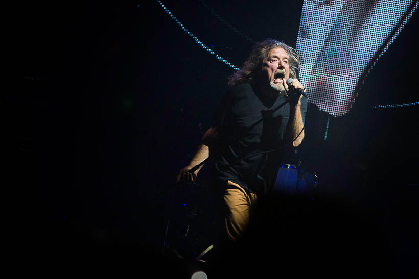 Robert Plant live op Rock Werchter Festival in België op 3 juli 2014