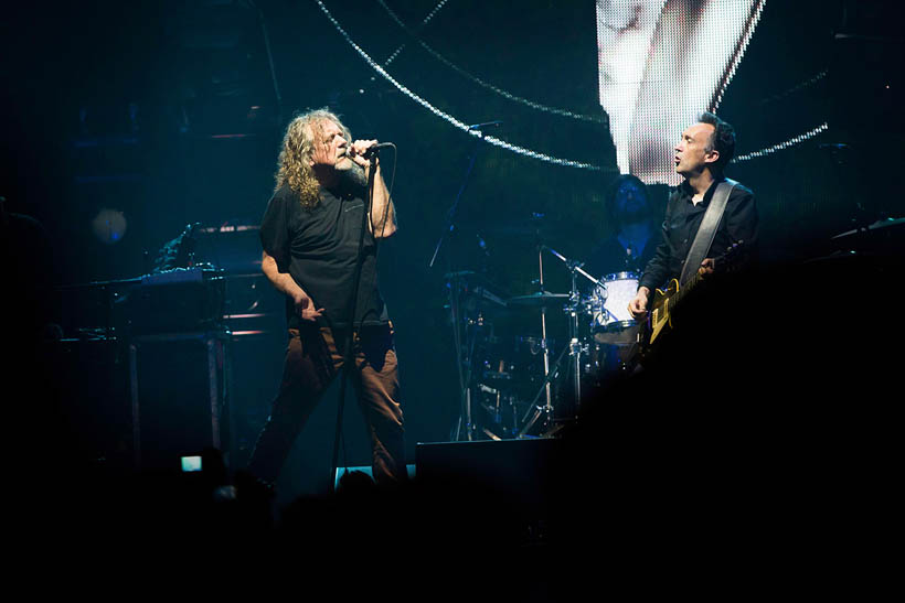 Robert Plant live op Rock Werchter Festival in België op 3 juli 2014