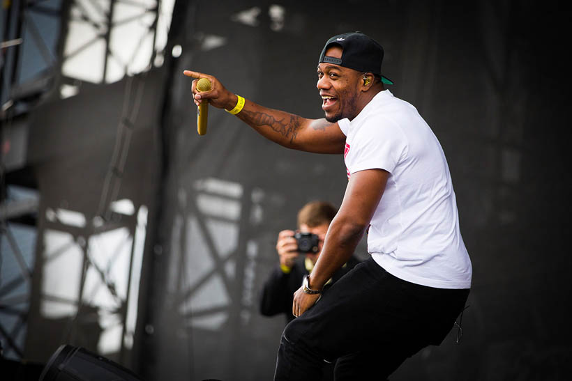 Rudimental live op Rock Werchter Festival in België op 6 juli 2014