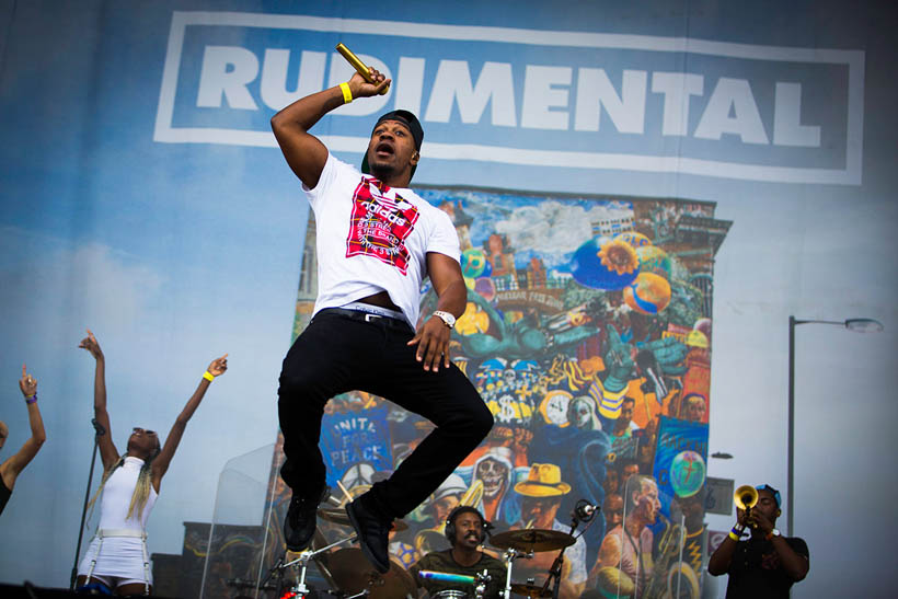 Rudimental live at Rock Werchter Festival in Belgium on 6 July 2014