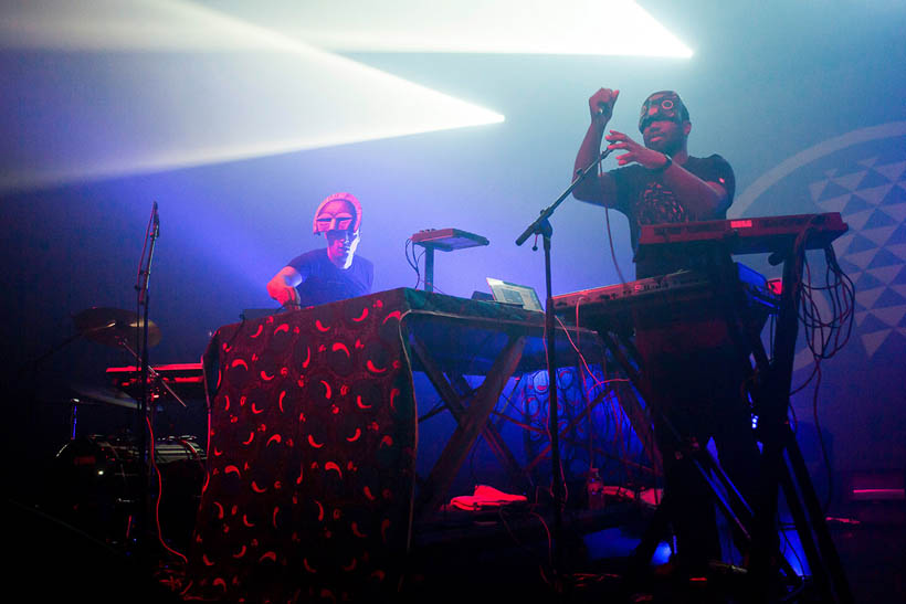 SBTRKT live at the Ancienne Belgique in Brussels, Belgium on 11 October 2011