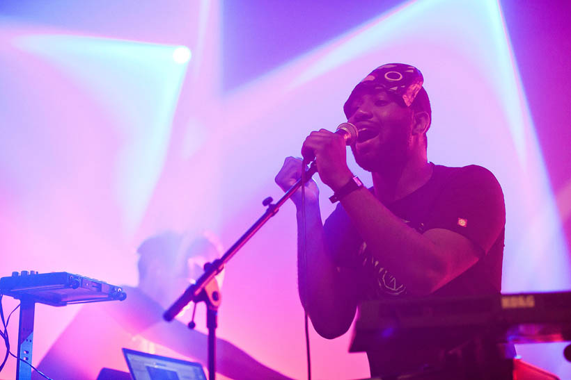 SBTRKT live at the Ancienne Belgique in Brussels, Belgium on 11 October 2011