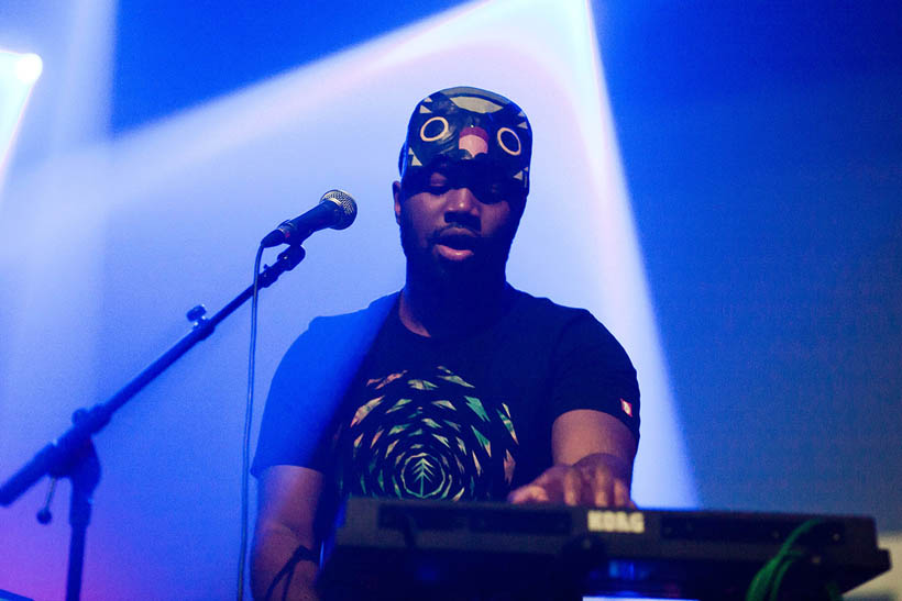 SBTRKT live at the Ancienne Belgique in Brussels, Belgium on 11 October 2011