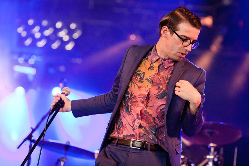 Spector live at Dour Festival in Belgium on 14 July 2012