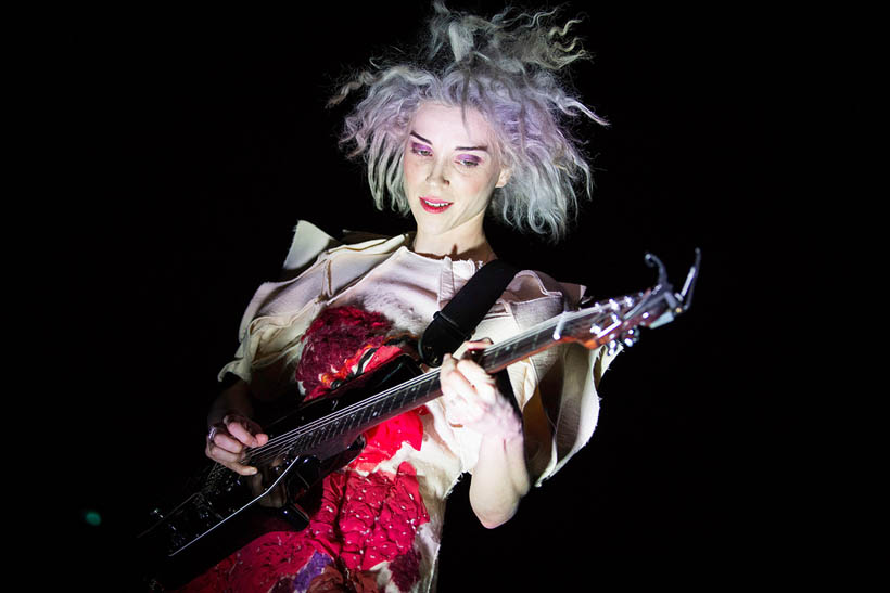 St Vincent live at the Ancienne Belgique in Brussels, Belgium on 17 February 2014