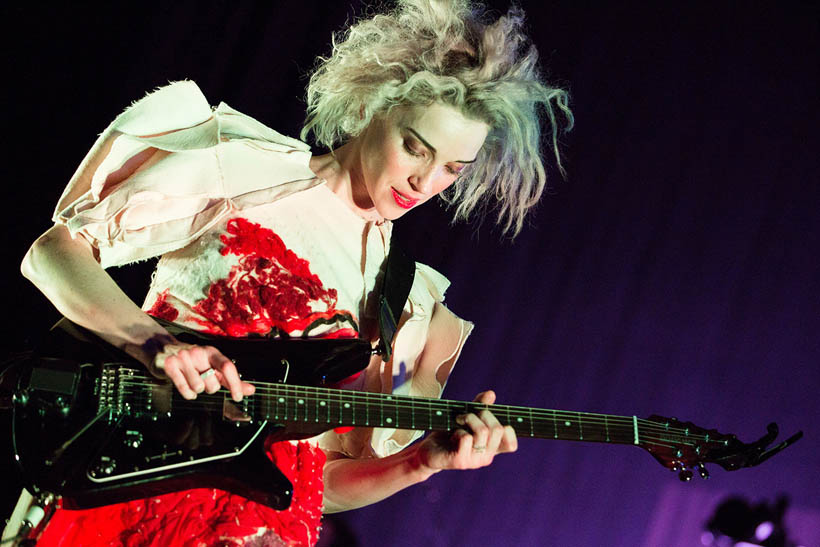 St Vincent live at the Ancienne Belgique in Brussels, Belgium on 17 February 2014