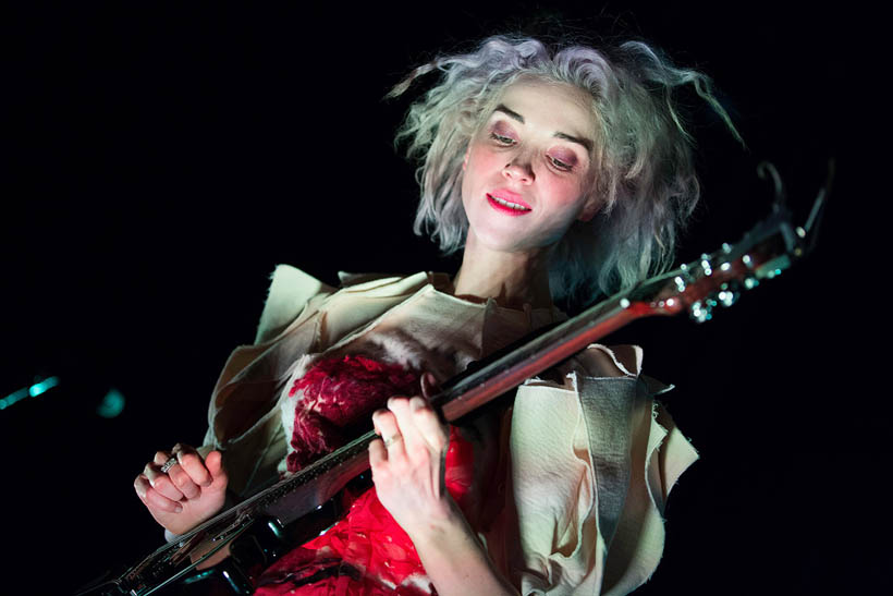 St Vincent live at the Ancienne Belgique in Brussels, Belgium on 17 February 2014