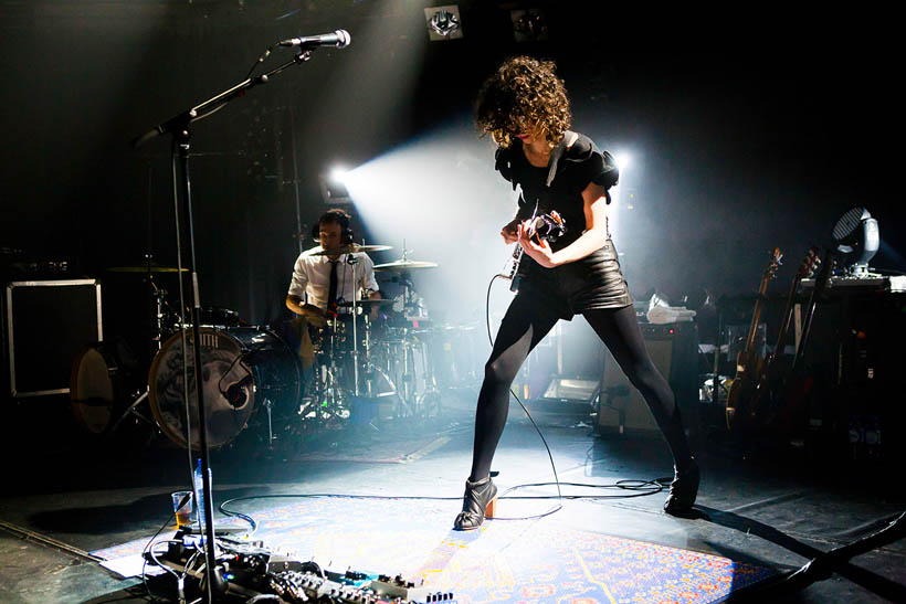 St Vincent live at the Rotonde at the Botanique in Brussels, Belgium on 28 February 2012