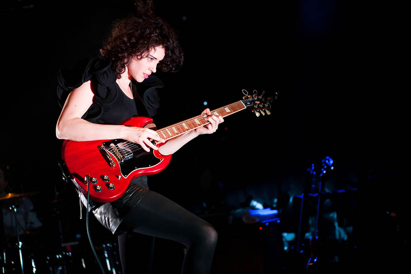 St Vincent live at the Rotonde at the Botanique in Brussels, Belgium on 28 February 2012