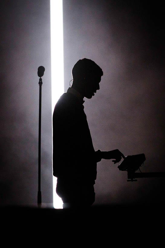 Stromae live op Rock Werchter Festival in België op 7 juli 2014