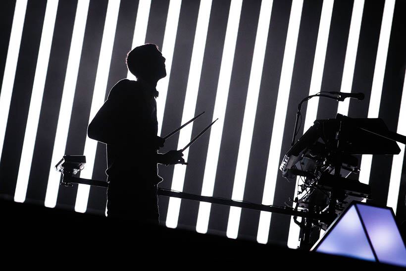 Stromae live op Rock Werchter Festival in België op 7 juli 2014