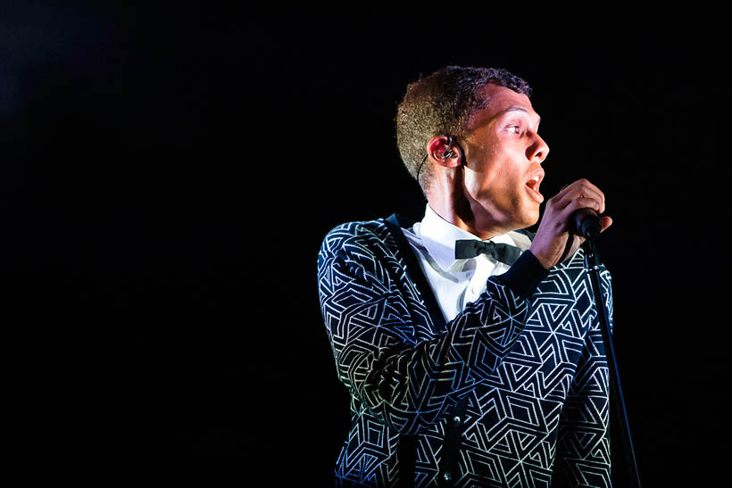 Stromae live op Rock Werchter Festival in België op 7 juli 2014