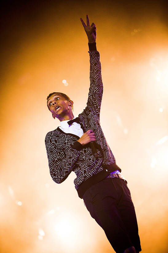 Stromae live op Rock Werchter Festival in België op 7 juli 2014