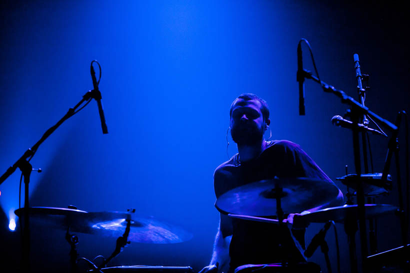 Suuns live op Les Nuits Botanique in Brussel, België op 11 mei 2013