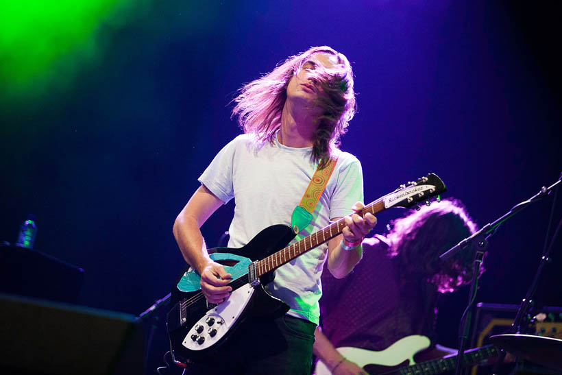 Tame Impala live op Rock Werchter Festival in België op 6 juli 2013