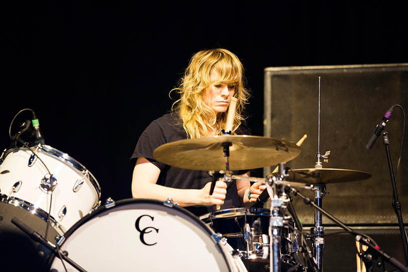 The Black Angels live at Rock Werchter Festival in Belgium on 4 July 2013