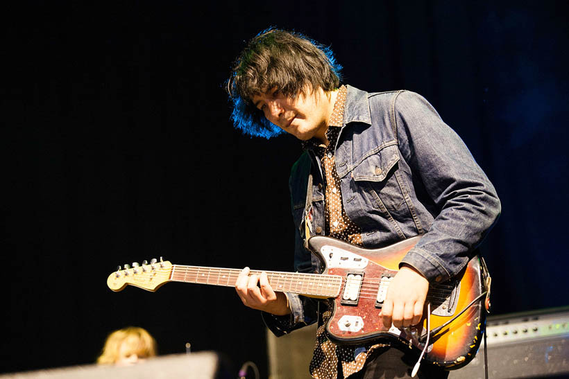 The Black Angels live at Rock Werchter Festival in Belgium on 4 July 2013