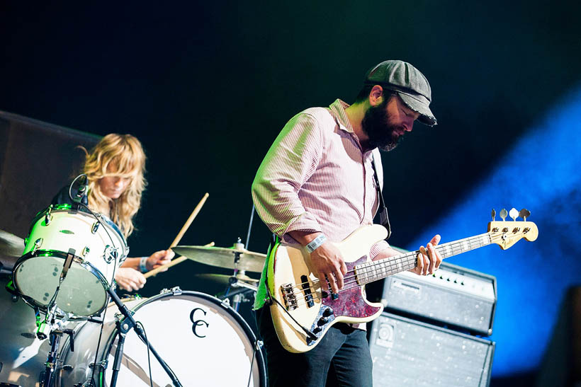 The Black Angels live op Rock Werchter Festival in België op 4 juli 2013