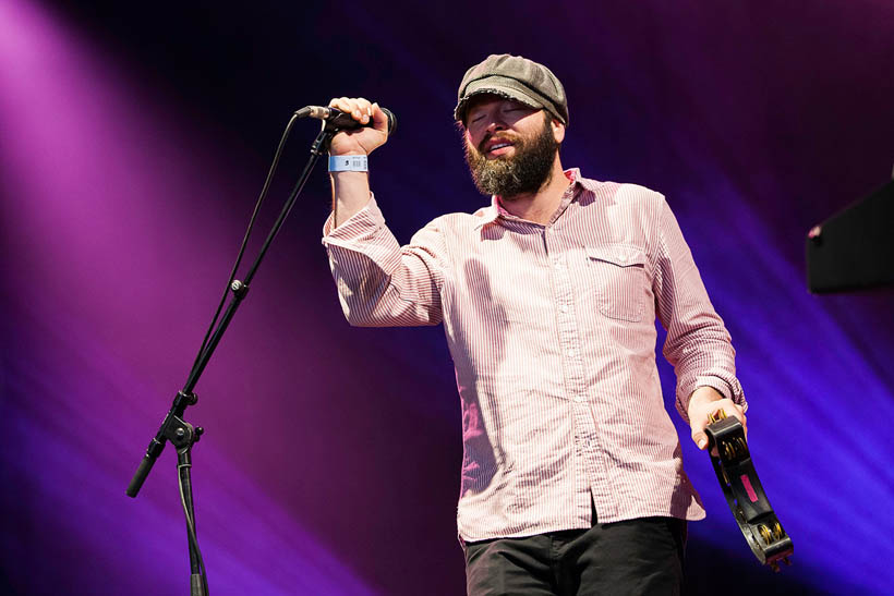 The Black Angels live at Rock Werchter Festival in Belgium on 4 July 2013