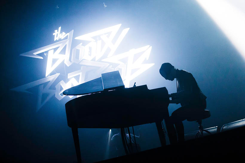 The Bloody Beetroots live op Rock Werchter Festival in België op 4 juli 2013