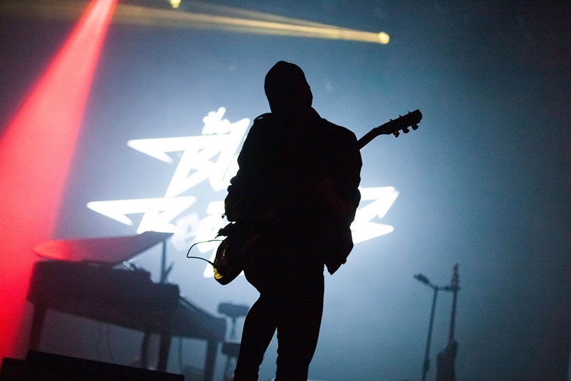 The Bloody Beetroots live op Rock Werchter Festival in België op 4 juli 2013