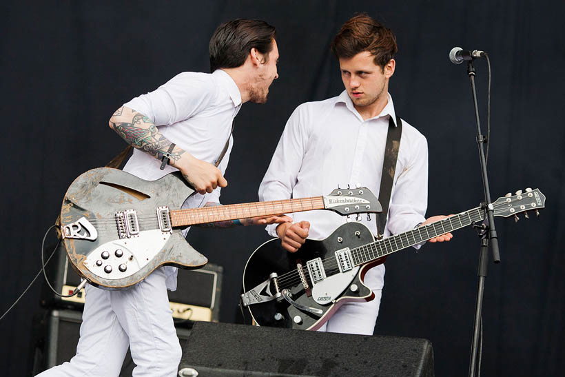 The Computers live at Dour Festival in Belgium on 15 July 2012