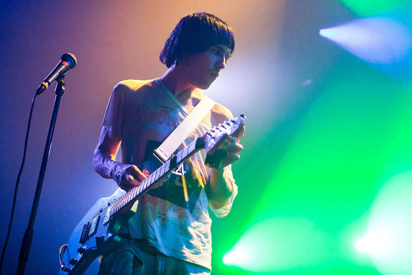 The Cribs live at the Orangerie at the Botanique in Brussels, Belgium on 28 April 2012