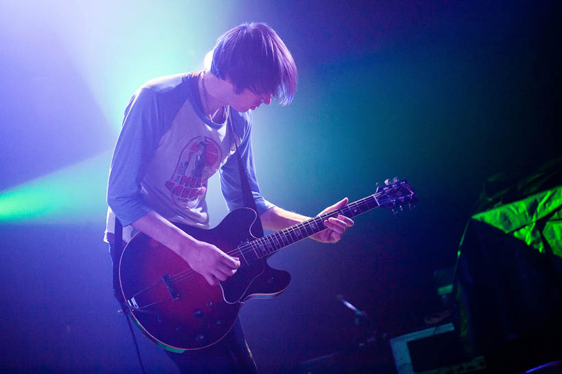 The Cribs live at the Orangerie at the Botanique in Brussels, Belgium on 28 April 2012