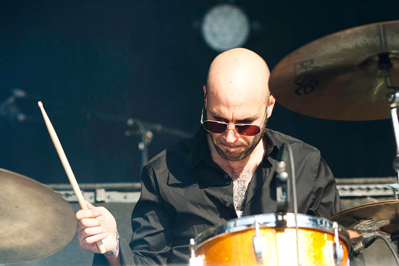 The Experimental Tropic Blues Band live at Brussels Summer Festival in Belgium on 12 August 2012